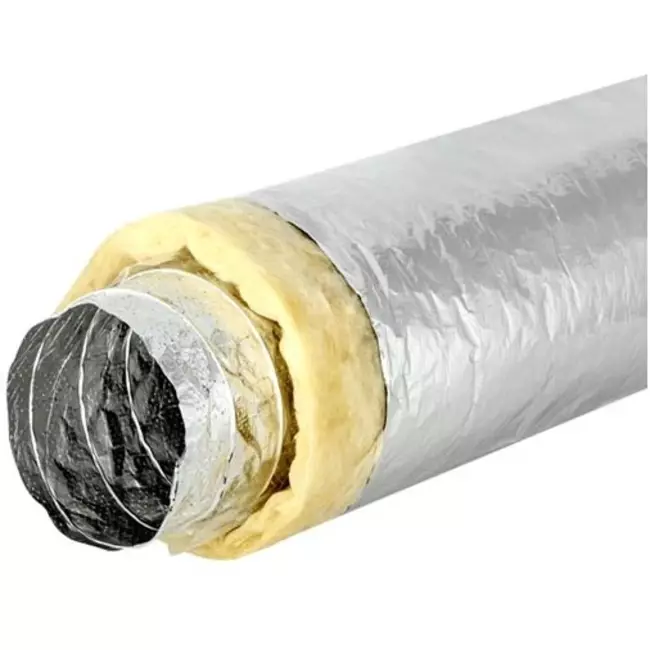 Sonodec akoestisch thermisch geïsoleerde Ø100 mm ventilatieslang (10 meter)