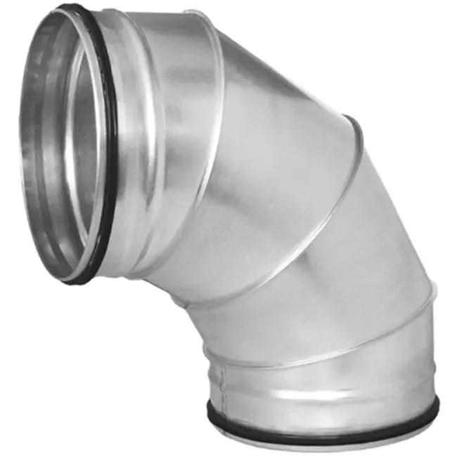 Ronde spiro bocht 90° Ø 250mm voor spirobuis
