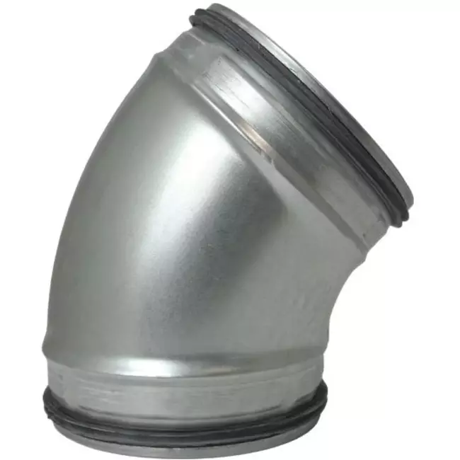 Ronde spiro bocht 45° Ø 160mm voor spirobuis
