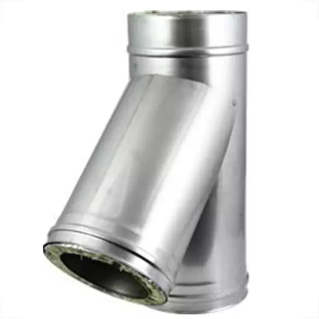 DW diameter 350 mm (350/400) T-stuk T135 I316L/I304 (D0,5/0,6)