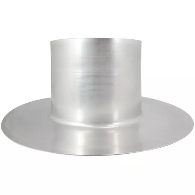 Thermoduct aluminium plakplaat voor dakdoorvoer diameter 200 mm