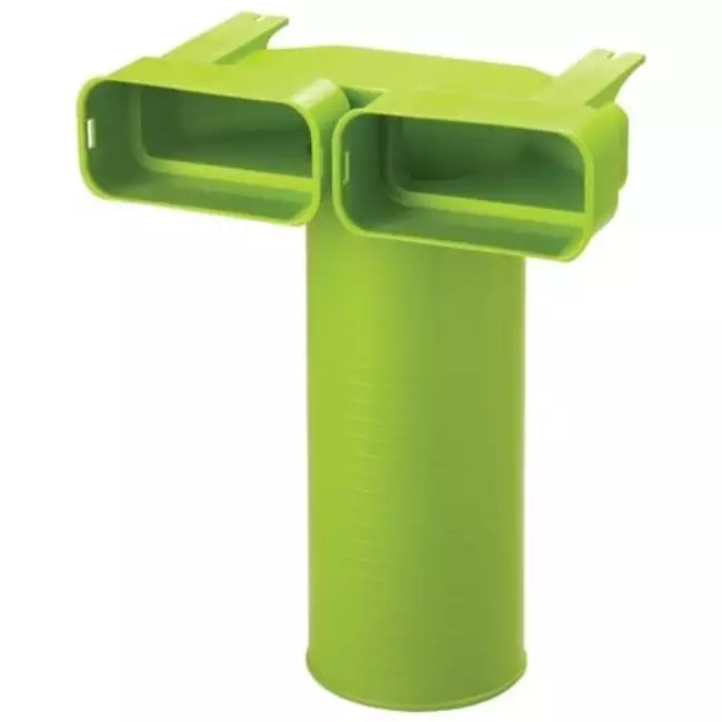 Ubbink Air Excellent 55SC ventieladapter 125 2x90°