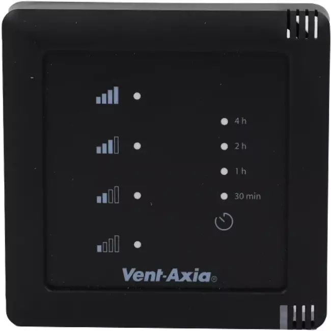 Vent-Axia Multihome RFT 4-standenschakelaar 230V zwart - SSU-RZ