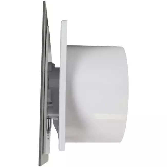 Air Roxy badkamerventilator met aansluitdiameter 100 mm met timer en vertraagde start - front goud aluminium