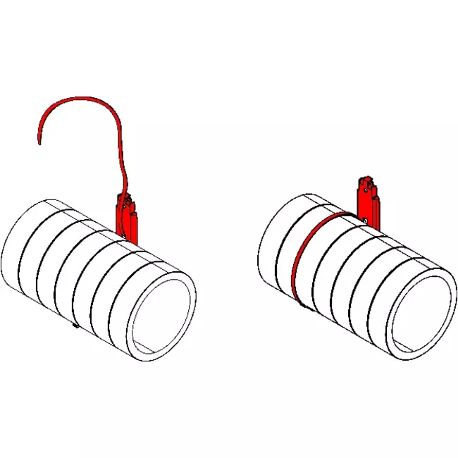 Ophangbeugel voor geïsoleerde buis 125/160/200mm