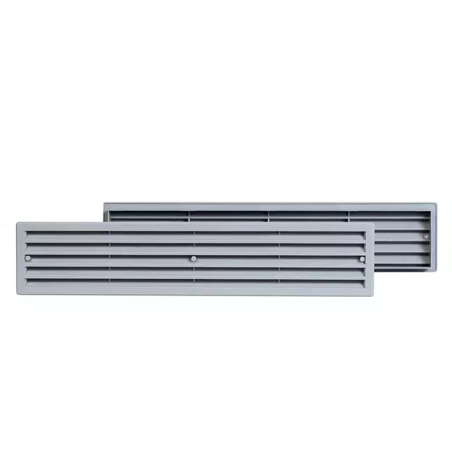 Kunststof rooster 450x92 mm grijs - VR459P