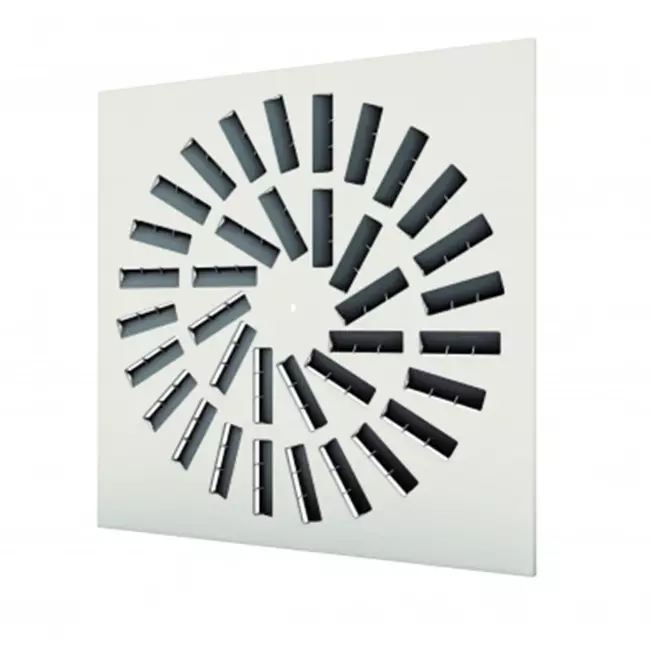 Wervelrooster 594x594 met instelbaar luchtpatroon - 36 schoepen