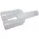 3-Weg Y connector 20/18/16mm voor flexibele condensslaang