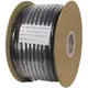 Soepele zwarte rubberkabel 5 x 1,5 voor buiten, rol 50 meter
