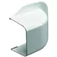 Climaplus airco leidinggoot Muurkap 125x75mm RAL 9010 WIT