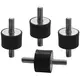 Vibratiedempers voor buitenunits set van 4 stuks