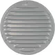 Metalen ventilatierooster rond Ø160 mm grijs - MR160P - RAL9006
