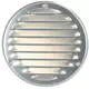 Metalen ventilatierooster rond Ø 125mm zink - MR125ZN