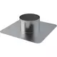 Thermoduct aluminium plakplaat voor dakdoorvoer diameter 400 mm (aluminium gelast)