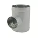 Spiro t-stuk diameter 160 mm - 100 mm (90 graden) (sendz. verz.) RAL7035