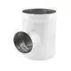Spiro t-stuk diameter  355 mm - 355 mm  (90 graden) (sendz. verz.) RAL9010