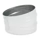 Spiro bocht 125 mm 15 graden (sendz. verz.) RAL9010