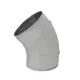 Spiro bocht 315 mm 45 graden (sendz. verz.) RAL7035