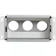 Vent -Axia Uniflexplus wandcollector achteraansluiting 3 x Ø69mm Incl. 2 x afdichtdeksels Ø69mm