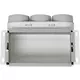 Vent-Axia Uniflexplus muurcollector bovenaansluiting Geïsoleerd 3 x Ø69mm voor instortkanaal 200 x 100mm
