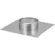Afdekplaat diameter  250 mm met opstand I304 (D0,6)