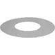 Afdekplaat diameter  130 mm rond I304 (D0,6)