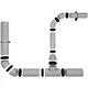 Geïsoleerd T-stuk EPS diameter 200mm
