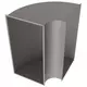 Bocht 90 graden verticaal 500 mm x 400 mm