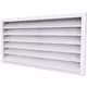 Buitenmuurrooster aluminium 1800x700 - RAL 9003
