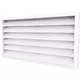 Buitenmuurrooster aluminium 1800x700 - RAL 9016
