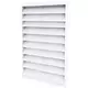 Buitenmuurrooster gegalvaniseerd staal 300x400 - RAL 9016