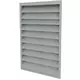 Buitenmuurrooster gegalvaniseerd staal 300x400