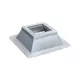 Itho Daalderop dakopstand voetmaat 2 - RAL 9010 - DMP 526