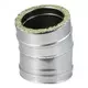 DW diameter 80 mm (80/130) bocht 15 gr I316L/I304 (D0,5/0,6)
