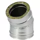 DW diameter 100 mm (100/150) bocht 30 gr I316L/I304 (D0,5/0,6)