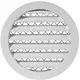 Aluminium rooster Ø125 wit - MRA125W - RAL9016
