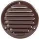 Metalen ventilatierooster rond 100 mm bruin - MR100B - RAL8016