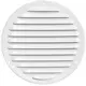 Metalen ventilatierooster rond Ø 160mm wit - MR160 - RAL9016