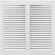 Metalen rooster 200x200mm wit – MR2020