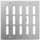 Metalen rooster verstelbaar 200x200 gegalvaniseerd - MR2020RZn