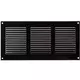 Metalen rooster 300x150mm zwart - MR3015M - RAL9005