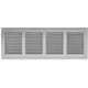 Metalen rooster 400x150mm grijs - MR4015P