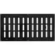 Metalen rooster verstelbaar 400x200 zwart - MR4020RM - RAL9005
