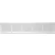 Metalen rechthoekige sleuf rooster 500x100 wit - MR5010
