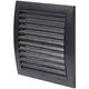 Muurrooster 190x190 mm antraciet - N12A