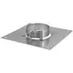 Plafondplaat diameter  150 mm met beugel I304 (D0,8)