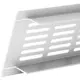 Plintrooster aluminium - wit L=300mm x H=40mm - RA430