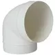 Ronde kunststof 90 ° bocht diameter: 150 mm AL150-90