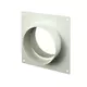 Ronde kunststof muurplaat diameter: 125mm AFS125