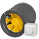 Ruck buisventilator Etamaster met EC motor - 220 m³/h -Ø 125 mm + PWM regelaar